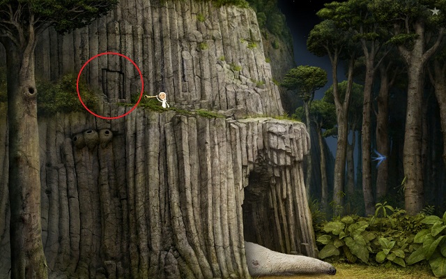 Unfortunately, further passage is blocked out - Enter the tower - Monk Planet - Samorost 3 - Game Guide and Walkthrough