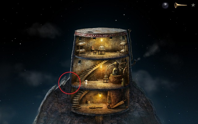 Exit through the main exit - Defeat the hydra - Monk Planet - Samorost 3 - Game Guide and Walkthrough