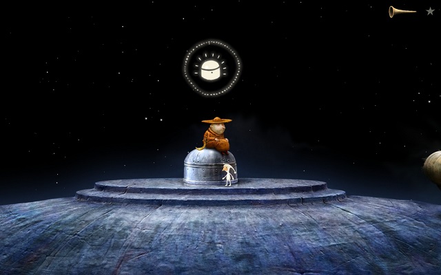 After a while, you will be able to drop the stone into the container shown in the above screenshot - Return home - Epilogue - Samorost 3 - Game Guide and Walkthrough