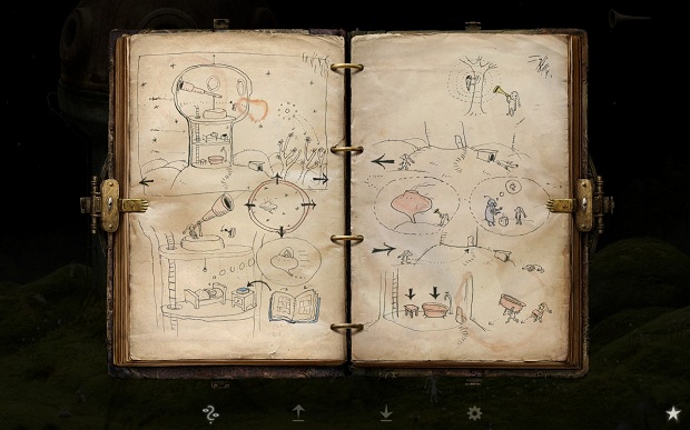 After you have completed two of the sequences, you get to see the contents of the book, which specifies the elements of the given location which you should focus on to push the story forward - Hints, sound collectibles and books - The basics - Samorost 3 - Game Guide and Walkthrough