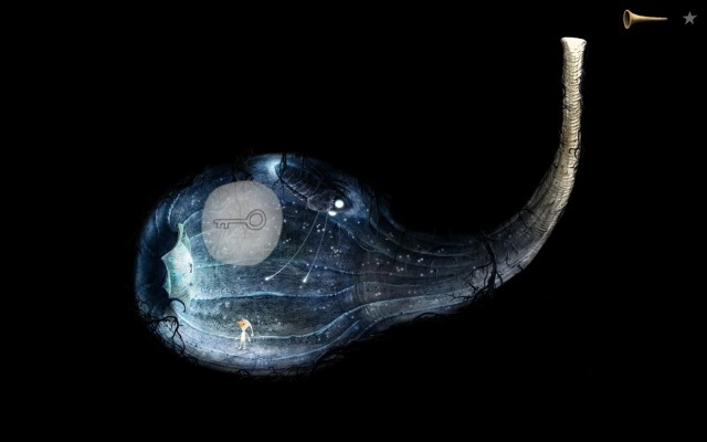 Unfortunately, you do not have the key, which you obtain on the next planet - Keyhole - Shaggy Comet - Samorost 3 - Game Guide and Walkthrough
