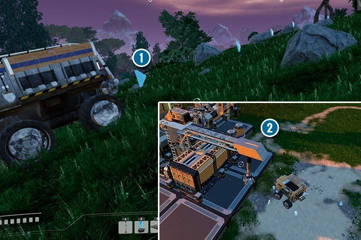 The game is easy to understand what route a vehicle will be driving on, which will make it easier to control the movement of vehicles in your database. - Vehicles in Satisfactory - 10 Important Tips - Satisfactory Guide