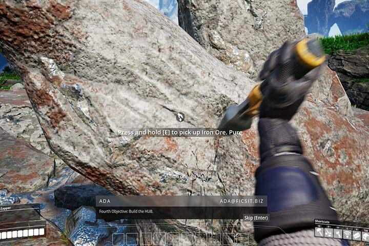 First way involves manually gathering resources which are found in the world - Resources gathering in Satisfactory - 10 Important Tips - Satisfactory Guide