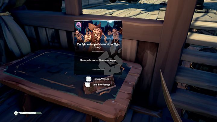The cabin table is used to activate the quests. - Sea of Thieves: Mission - Journey, how to pick yours? How to choose? Tips - For Landlubbers - Sea Of Thieves Guide
