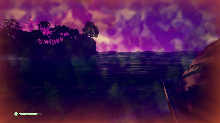 Vision effects after being bitten by a snake. - Sea of Thieves: Snakes - how to catch? - For Landlubbers - Sea Of Thieves Guide