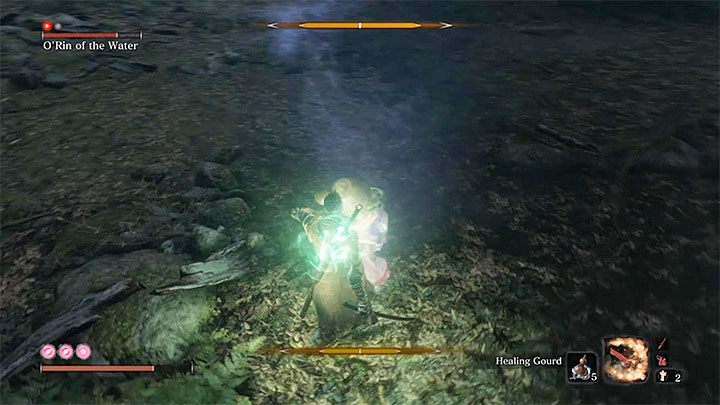 The strategy described above is enough to win the fight - deflect her regular attacks and jump over her unblockable move - ORin of the Water | Sekiro Shadows Die Twice Boss Fight - Bosses - Sekiro Guide and Walkthrough