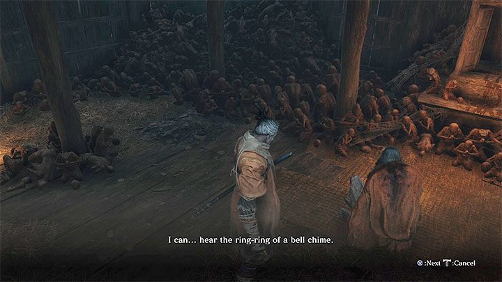Return to the Dilapidated Temple and talk to the Sculptor about the object you received - How to unlock Hirata Estates in Sekiro Shadows Die Twice? - FAQ - Sekiro Guide and Walkthrough