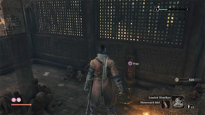 Stay in the same room and approach Buddhas idol - How to unlock Hirata Estates in Sekiro Shadows Die Twice? - FAQ - Sekiro Guide and Walkthrough