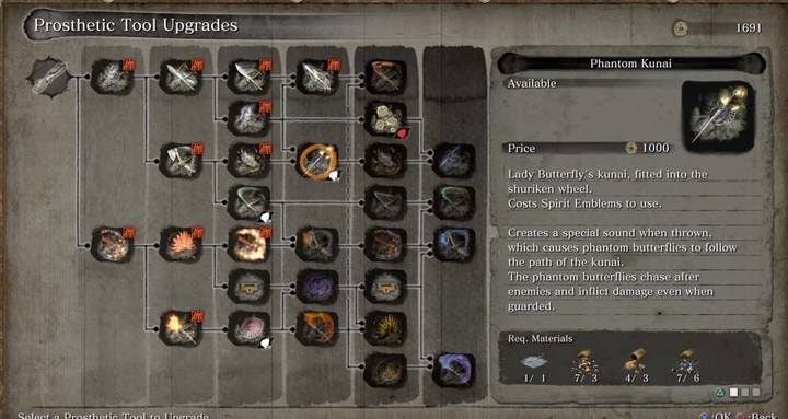 Anayama the Peddler. - Phantom Kunai | Prosthetic Tools in Sekiro Shadows Die Twice - Prosthetic Tools - Sekiro Guide and Walkthrough