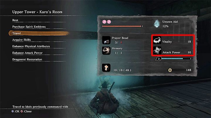 In Sekiro, the main character is described by three parameters - Vitality, Posture and Attack Power - Character Development in Sekiro Shadows Die Twice - Basics - Sekiro Guide and Walkthrough