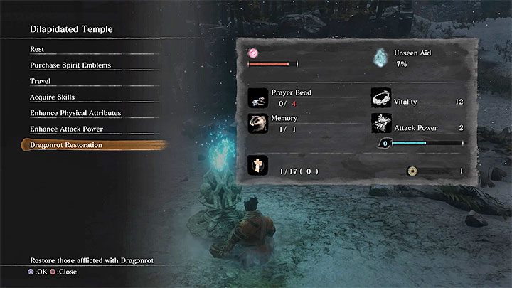 From now on you can use Dragons Blood Droplets at Sculptors Idols - How to avoid Dragonrot spread in Sekiro Shadows Die Twice? - FAQ - Sekiro Guide and Walkthrough