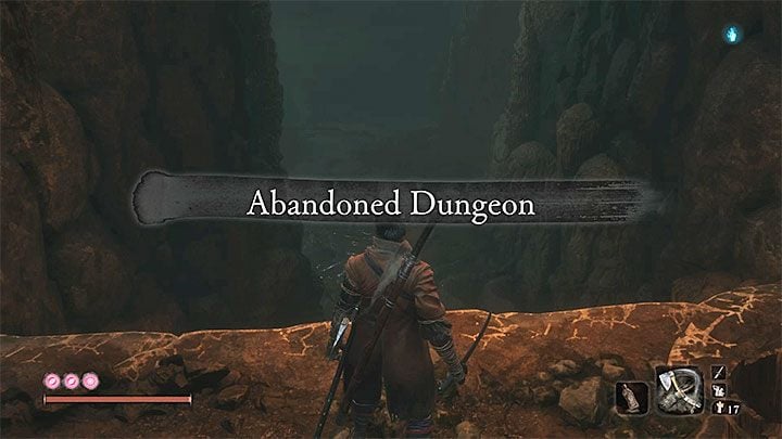 Swim through the partially flooded cave and then grab the hook point located above - Where is the entrance to Ashina Depths in Sekiro? - FAQ - Sekiro Guide and Walkthrough