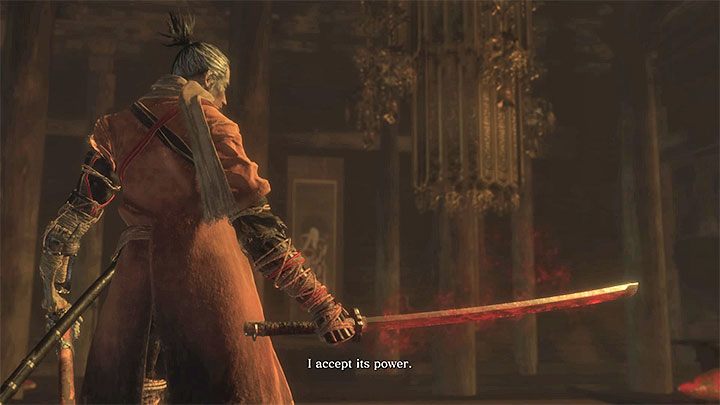 At the entrance to the Temple, you will meet Divine Child of Rejuvenation - Mortal Blade | Unique items in Sekiro Shadows Die Twice - Unique items - Sekiro Guide and Walkthrough