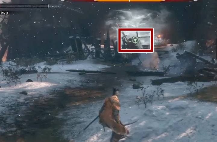 When a green symbol appears above the bosss head, use the grappling hook to get close to him: it is easier to hit him and protect yourself from attack or rotating weapons - Gyoubu Oniwa | Sekiro Shadows Die Twice Boss Fight - Bosses - Sekiro Guide and Walkthrough
