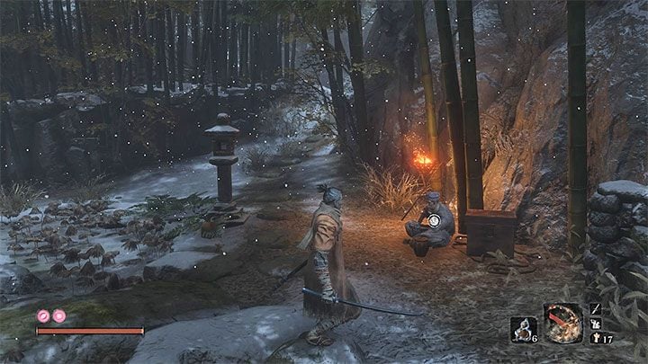 Fujioka will leave Ashina Castle and reach the Temple - Gourd Seeds | Unique items in Sekiro Shadows Die Twice - Unique items - Sekiro Guide and Walkthrough