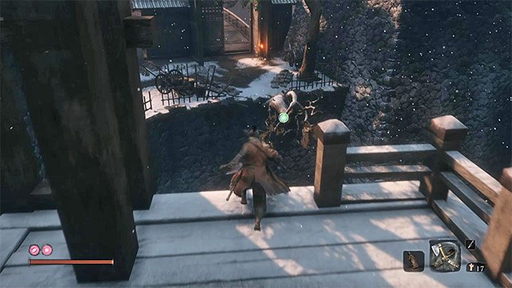 Move back towards the draw bridge and then go to the area on the left (the picture) - How to reach Senpou Temple in Sekiro Shadows Die Twice? - FAQ - Sekiro Guide and Walkthrough