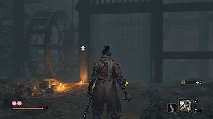 The lift presented in the picture above is your goal - How to reach Senpou Temple in Sekiro Shadows Die Twice? - FAQ - Sekiro Guide and Walkthrough