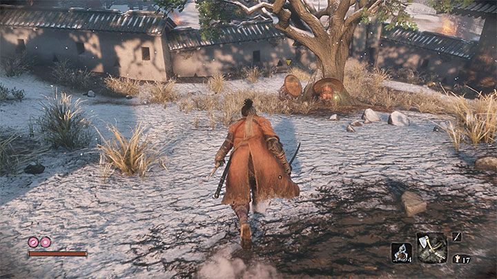 Now go back to the statue of the sculptor, where Gyoubu Oniwa has previously appeared and start making your way to the castle of Ashina - Esoteric Texts (Skill Books) in Sekiro - Basics - Sekiro Guide and Walkthrough