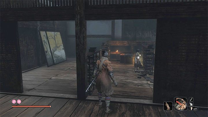 There is a locked door in the room where you fought with Long-arm Centipede Giraffe - Sunken Valley | Sekiro Shadows Die Twice Walkthrough - Main story - Sekiro Guide and Walkthrough