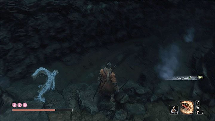 The second additional area in the Sunken Valley is a cave, which is the lair of the Great Serpent (the same one that attacked the hero after leaving the Fort) - Sunken Valley | Sekiro Shadows Die Twice Walkthrough - Main story - Sekiro Guide and Walkthrough