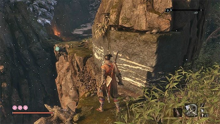 Get to the wall you need to climb - Ashina Depths | Sekiro Shadows Die Twice Walkthrough - Main story - Sekiro Guide and Walkthrough
