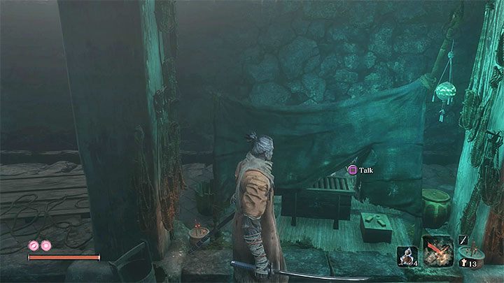 Beads are in the offer of the merchant Memorial Dungeon Mob - he resides next to the sculptor idol called the Abandoned Dungeon Entrance - Prayer Beads | Unique items in Sekiro Shadows Die Twice - Unique items - Sekiro Guide and Walkthrough