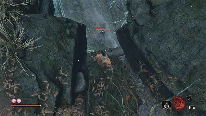 After a few steps, you will find a friendly NPC (Jinzaemon Kumano) - Prayer Beads | Unique items in Sekiro Shadows Die Twice - Unique items - Sekiro Guide and Walkthrough