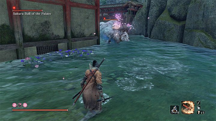 Beads drop from the boss - Sakura Bull of the Palace - Prayer Beads | Unique items in Sekiro Shadows Die Twice - Unique items - Sekiro Guide and Walkthrough
