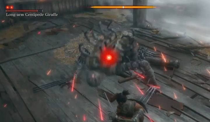 After decreasing the posture of the enemy make a critical strike, even if you havent attacked him earlier. - Long-arm Centipede Giraffe | Sekiro Shadows Die Twice Boss Fight - Bosses - Sekiro Guide and Walkthrough