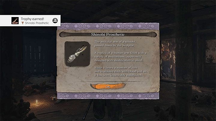 Type of trophy: bronze - Trophy List of Sekiro Shadows Die Twice - The Trophy Guide - Sekiro Guide and Walkthrough