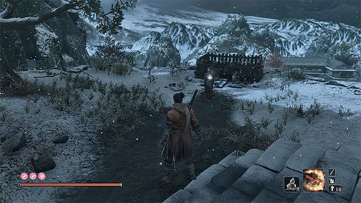 Travel to Old Grave Sculptors Idol in Ashina Castle - Purification | Sekiro Shadows Die Twice endings - Game Endings - Sekiro Guide and Walkthrough