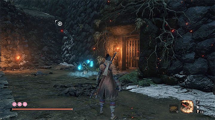 When you are at the bottom, look for a side passage leading to Ashina Reservoir Sculptors Idol - Return | Sekiro Shadows Die Twice endings - Game Endings - Sekiro Guide and Walkthrough
