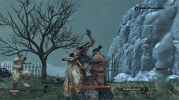 Leave the tower and engage nearby enemies - Prologue in Ashina Reservoir | Sekiro Shadows Die Twice Walkthrough - Main story - Sekiro Guide and Walkthrough