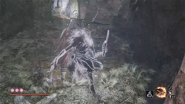 Perform a Backstab Deathblow on the first spirit enemy - XP and Gold Farming in Sekiro Shadows Die Twice - Basics - Sekiro Guide and Walkthrough