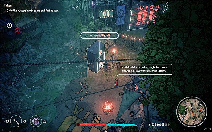 This pill can be bought from the vending machine that stands near the security checkpoint 06 - How do I get better visas? - FAQ - Seven The Days Long Gone Game Guide