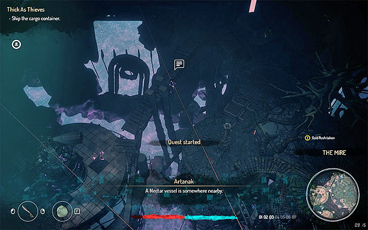 This quest requires you to collect Nectar vessels, a substance that allows Teriel to use abilities and their upgrades - Remaining quests | Walkthrough - Side Quests - Seven The Days Long Gone Game Guide