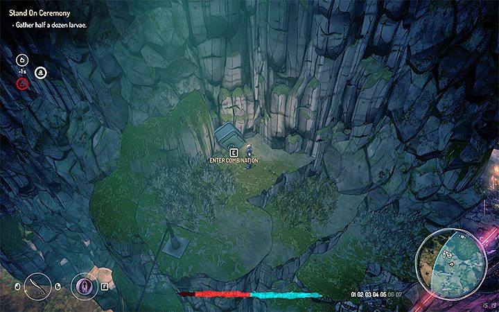 This quest can be started by finding one of the unique blue safes scattered around the world of the game - Remaining quests | Walkthrough - Side Quests - Seven The Days Long Gone Game Guide