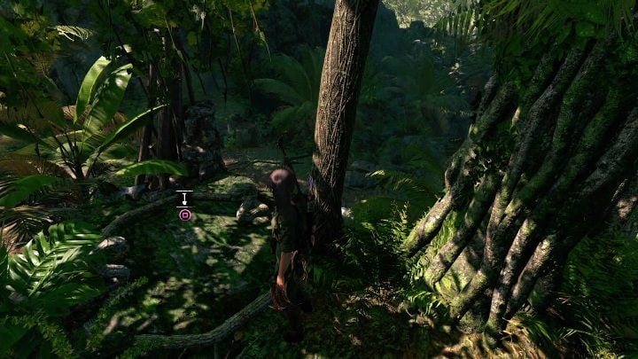 To find the treasure described in the monolith you have to turn right and climb the stairs to the top - Quechua monoliths in Shadow of the Tomb Raider Game - Monoliths - Shadow of the Tomb Raider Game Guide