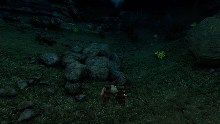 In the water reservoir, located on the right side of the monolith, stones are laid out on the bottom - Quechua monoliths in Shadow of the Tomb Raider Game - Monoliths - Shadow of the Tomb Raider Game Guide