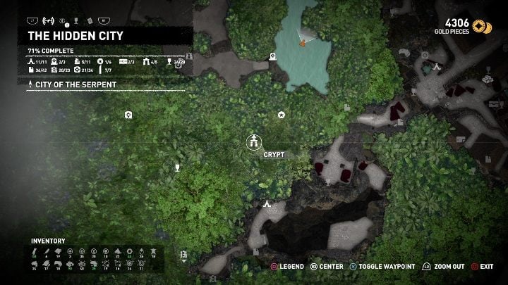 You can get to the crypt while performing the Hearts and Minds side mission - Crypts in The Hidden City in Shadow of the Tomb Raider - Crypts - Shadow of the Tomb Raider Game Guide