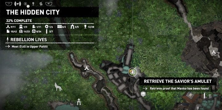 The fifth crypt in The Hidden City can be found while performing a side mission - Hearts and Minds - Crypts in The Hidden City in Shadow of the Tomb Raider - Crypts - Shadow of the Tomb Raider Game Guide