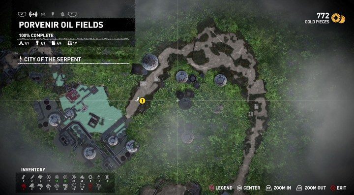 1 - Murals, documents and relicts in Porvenir Oil Fields | Secrets in SotTR - Porvenir Oil Fields - Shadow of the Tomb Raider Game Guide