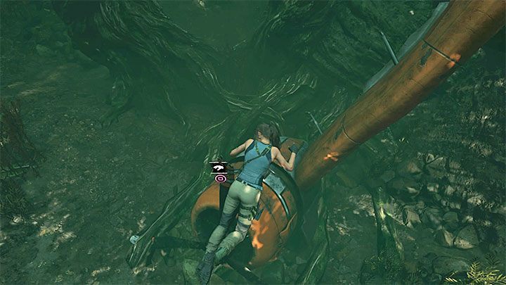 Approach the yellow propeller and examine it - How to get the knife, bow, and axe back in Shadow of the Tomb Raider? - FAQ - Shadow of the Tomb Raider Game Guide