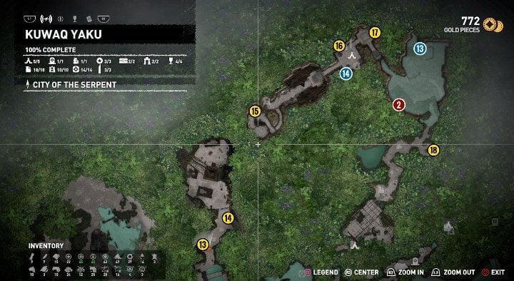 2 - Treasures, Relics, and Documents in Kuwaq Yaku | Secrets in SotTR - Kuwaq Yaku - Shadow of the Tomb Raider Game Guide