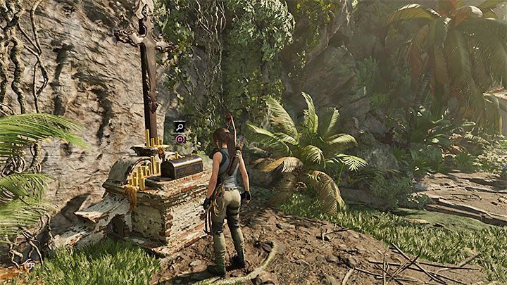 Scroll (1) can be found on the way to the main camp in the town - Relics in Mission of San Juan | Secrets in Shadow of the Tomb Raider - Mission of San Juan - Shadow of the Tomb Raider Game Guide