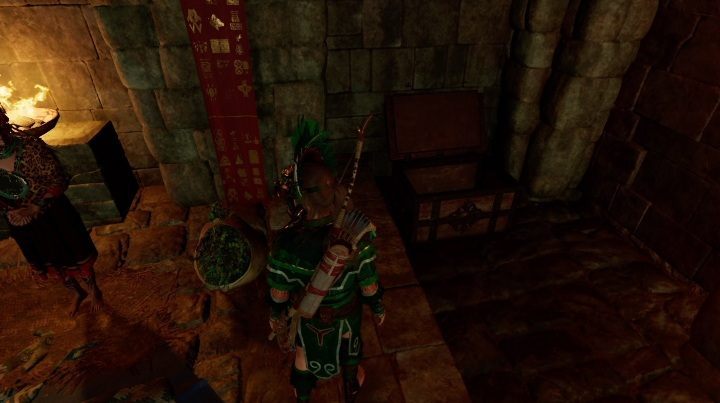The first chest (1) inside the temple, near Temple of Kukulkan campsite - Chests and survivalist cache in The Hidden City | Secrets in SotTR - The Hidden City - Shadow of the Tomb Raider Game Guide