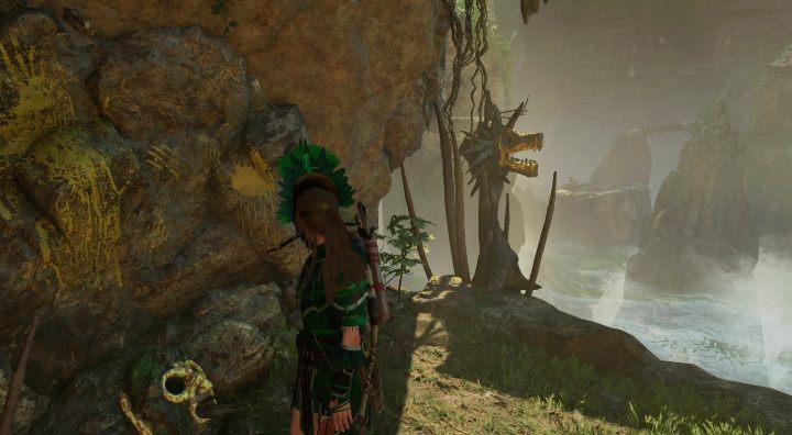 The fourth cache (4) is located north from Temple of Kukulkan campsite - Chests and survivalist cache in The Hidden City | Secrets in SotTR - The Hidden City - Shadow of the Tomb Raider Game Guide