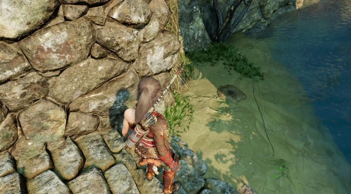 The seventeenth cache (17) is near the water - Chests and survivalist cache in The Hidden City | Secrets in SotTR - The Hidden City - Shadow of the Tomb Raider Game Guide