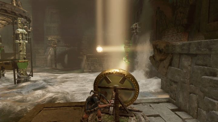 Adjust the first and second mirrors so that the light falls on the first column - Challenge Tombs - The Hidden City in Shadow of the Tomb Raider - Challenge Tombs - Shadow of the Tomb Raider Game Guide