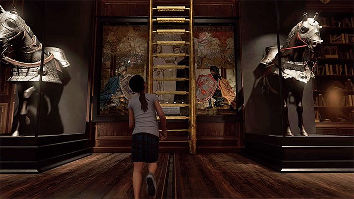 After correctly entering the coordinates, light rays will start reflecting off the globe, onto a shield - How to solve the White Queen riddle in the Crofts mansion? - Solving Riddles - Shadow of the Tomb Raider Game Guide